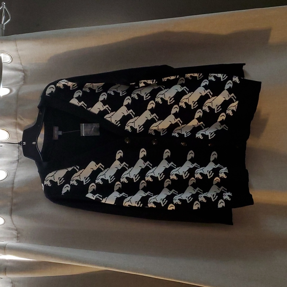 Button down sweater